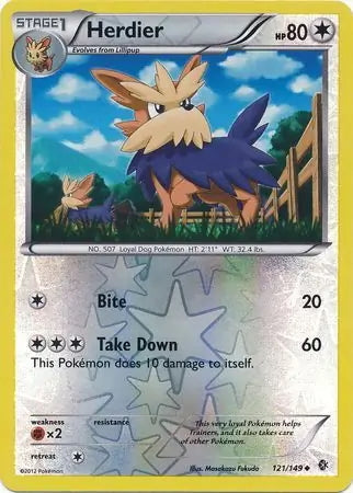 Boundaries Crossed Herdier #121/149 reverse holo